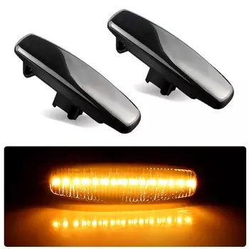 2 шт. динамический светодиодный боковой габаритный указатель поворота, последовательная мигалка для Nissan Murano, PNZ51, TNZ51, Z51, Z51R, Z51Z