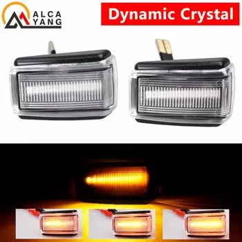 2 шт. динамический светодиодный боковой указатель поворота для Volvo V40 V70 S40 850 240 740 C70 940 S70 S90 960 OEM 9178885 9190169