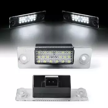 2 шт. для Audi A3 S3 8L A4 B5 лимузин Facelift Avant светодиодный номер номерной знак Светильник лампы белый Canbus Suber яркий автомобильный Стайлинг