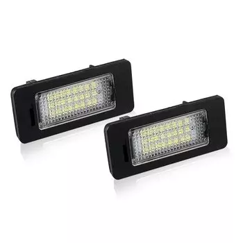 2 шт. для BMW 5 серии E39 E60 E61 M5 525i 528i 530i 540i 540iA 525xi 528xi 530xi 535i 535xi Белый светодиодный светильник номерного знака