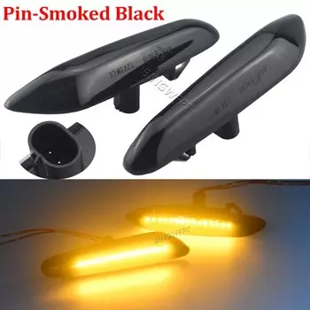 2 шт. для BMW E60 E61 E87 E90 E91 E92 E93 E81 E82 E88 E46 X3 E83 X1 E84 новые светодиодные мигающие динамические указатели поворота, боковые габаритные огни