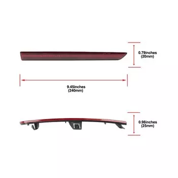 2 шт. для BMW M3 F80 Base Sedan M4 F82 Coupe F83 Convertible 2014-2020 задний бампер Светодиодный отражатель задний стоп-сигнал