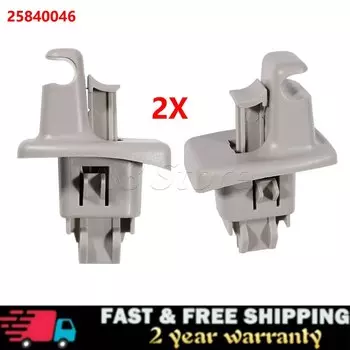 2 шт. для Chevrolet Express GMC Savana Van 2003-2014 фиксатор солнцезащитного козырька с зажимом для пассажира или водителя 25840046