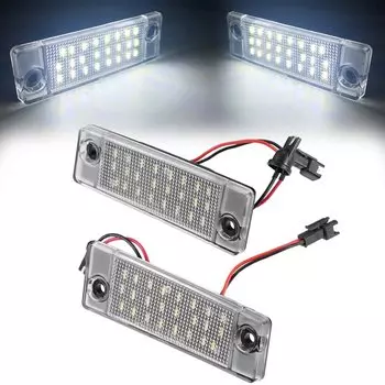 2 шт. для Chevy Chevrolet Captiva 2006-светодиодный номер номерного знака Лампы для Opel Antara 2006-2017 Canbus без ошибок 24smd