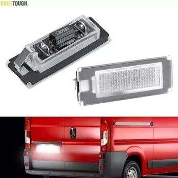 2 шт. для Fiat Ducato для Citroen Jumper для Peugeot Boxer 2006-2019, Canbus, бесплатная лампа освещения номерного знака, белый светодиод