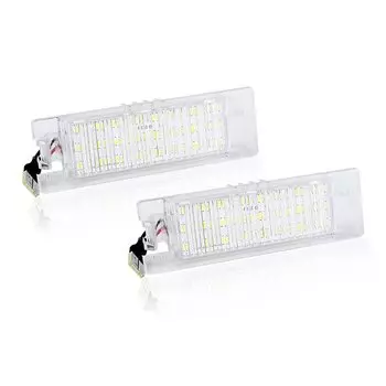 2 шт. для Fiat Grande Punto Evo Van Pratico Brava Bravo Cinquecento Croma Doblo Linea Marea, белый светодиодный светильник номерного знака