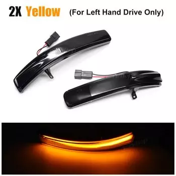 2 шт. для Ford Explorer 2011-2019 светодиодные динамические зеркала заднего вида указатель поворота индикатор мигалка последовательный повторитель лампы