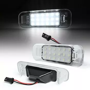 2 шт. для Kia Rio 2005-2011 Rio5 2006-2011 Новая задняя яркая белая светодиодная подсветильник КА для номерного знака автомобиля