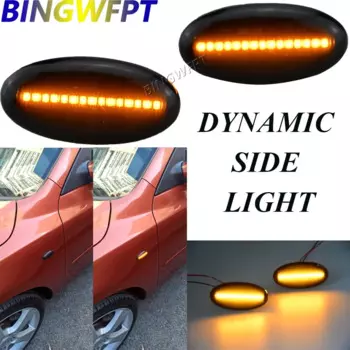 2 шт. для Mazda 3 2 5 6 BT-50 MPV II светодиодный динамический автомобильный поворотник, боковой габаритный указатель поворота, аксессуары для ламп