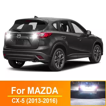 2 шт. для MAZDA CX 5 CX5 2013 2014 2015 2016 светодиодный внешний фонарь заднего хода, резервный светильник Canbus без ошибок