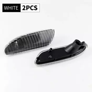 2 шт. для Mercedes-Benz W203 C230 C240 C280 C32 C320 C350 C55 2001-2007 боковой габаритный фонарь дымчатый прозрачный объектив без света OEM