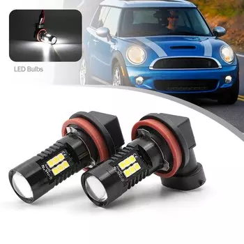 2 шт. для Mini Cooper R50 R53 R55 R56 R57 R58 Roadster R59 MK1 Countryman R60 H11 H8 светодиодная противотуманная фара автомобиля лампа передней фары