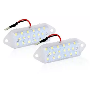 2 шт. для Mitsubishi Lancer 2003-2017 EVO VIII 2004-2008 EVO X 2008-2018 белая сменная светодиодная лампа заднего номерного знака