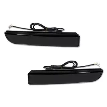 2 шт. для Mitsubishi Lancer Evo X Outlander красные отражатели заднего бампера, задние/тормозные задние противотуманные фары и указатель поворота