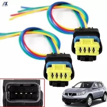2 шт. для Nissan Qashqai Dualis J10 2007-2013, разъем заднего фонаря, жгут проводов, ткацкий станок 2009 2010 2011 2012