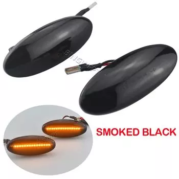 2 шт. для Nissan Qashqai J10 X-trail T31 Cube Juke Leaf Micra K13 E11 светодиодный указатель поворота, боковой габаритный фонарь, динамическая мигалка