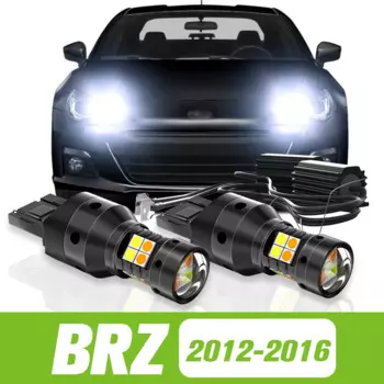 2 шт. для Subaru BRZ 2012-2016, двухрежимный фонарь, сигнал поворота + дневные фонари DRL 2013 2014 2015, аксессуары