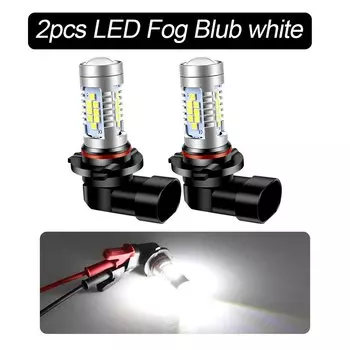 2 шт. для Subaru Forester 2004 2005 2006 2007 2008-2012 Автомобильные светодиодные передние противотуманные фары Blubs 9006 Лампа белая 6000k Canbus Аксессуары