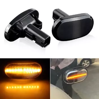 2 шт. для Suzuki Jimny JB64W JB74 JB23 JB64 для Mazda для Chevrolet светодиодный боковой указатель поворота Canbus 12 В янтарно-желтый