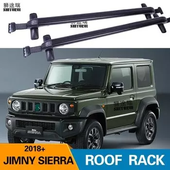 2 шт., для suzuki JIMNY sierra 2018 +, багажник на крышу автомобиля, специальный замок из алюминиевого сплава, светодиодная стойка для стрельбы, багажник 2018