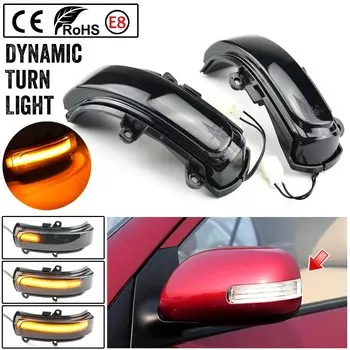 2 шт. для Toyota COROLLA ZELAS REIZ AURIS Scion автомобиль светодиодный Динамический указатель поворота последовательный боковой зеркальный фонарь