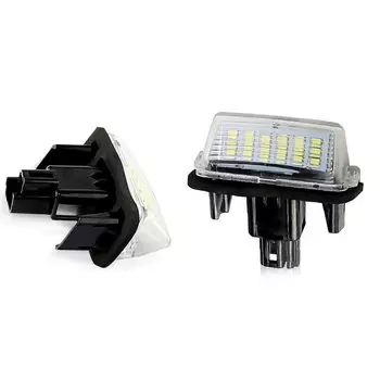 2 шт. для Toyota Esquire Highlander Noah Prius C Proace Ractis SAI Yaris светодиодный автомобильный светильник Canbus без ошибок номерного знака белый 6000K