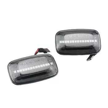 2 шт. для Toyota Land Cruiser 70, 80, 100 серии, фонарь для динамической автомобильной фары, боковой маркер, сигнал поворота, аксессуары для фонарей