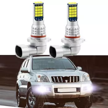 2 шт. для Toyota Land Cruiser Prado 120 2002-2009 светодиодные автомобильные противотуманные фары передние противотуманные фары Canbus