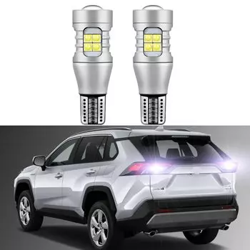 2 шт. для Toyota RAV4 RAV 4 2004-2019 2020 2021 2022 2023 2024 2025 светодиодная резервная лампа заднего хода белая без ошибок
