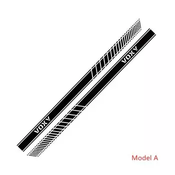 2 шт. для Toyota VOXY MVP наклейка на боковую дверь автомобиля Наклейка на кузов автомобиля виниловые наклейки гоночные спортивные полосы наружные аксессуары