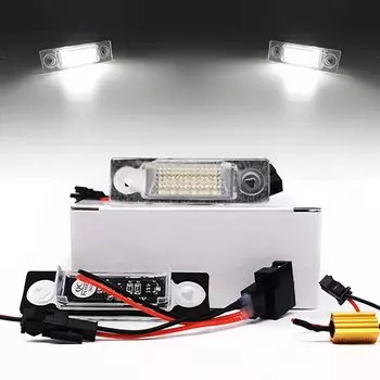 2 шт. для Volkswagen VW Sharan Seat Alhambra Ford Galaxy MK1 светодиодный номер номерной знак лампы белый Canbus автостайлинг