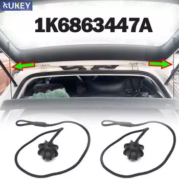 2 шт. для VW Golf MK5 MK6 Rabbit R R32 R20 GTI крышка багажника люка шнур кузова Ремень багажника 1K6863447A