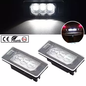 2 шт. для VW Golf Mk6 Mk7 Plus Jetta MK6 Passat B6 B7 Polo Touareg Mk2 Tiguan Touran Sharan светодиодная лампа освещения номерного знака