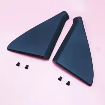 2 шт. для VW MK2 Golf Jetta 1985-1992 гг., крышка дверного зеркала, накладка на панель с зажимами 191837933 191837944