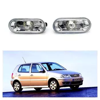 2 шт. для VW Polo 2000 2001 2002 2003 2004 2005 автомобильный Стайлинг боковой маркер указатель поворота светильник повторитель лампы