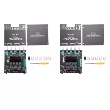 2 шт., драйвер TPA3116D2 Bluetooth 5,0, Плата усилителя сабвуфера 50 Вт x2 + 100 Вт, 2,1 каналов, Плата усилителя мощности аудио стерео