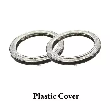 2 шт. DRL светодиодный ные глаза ангела, 60 мм 70 мм 80 мм 90 мм 100 мм 110 мм 120 мм, кольцевые светодиодные фары для автомобиля, мотоцикла, дневные ходовые огни