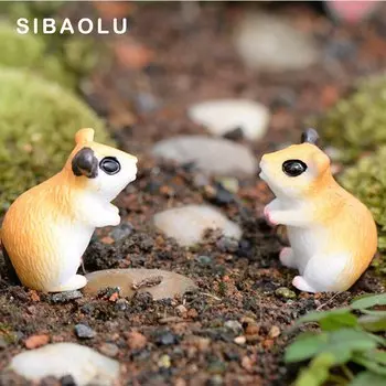 2 шт. Фигурки хомяка SIBAOLU из смолы
