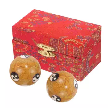 2 шт. фитнес-гандбол китайские медицинские шарики упражнения для тренировок массаж взрослый спорт