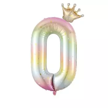 2 шт. Фольгированные шары-цифры Partigos 40 дюймов