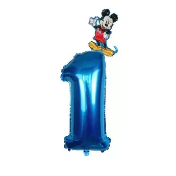 2 шт. Фольгированные шары Микки и Минни Маус для детского праздника