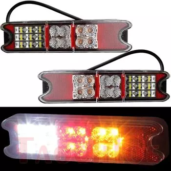 2 шт., фонари заднего хода для вилочного погрузчика, 10-80 в