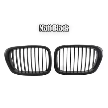 2 шт. глянцевая матовая Черная решетка радиатора для BMW E39 5 Series 525 528 530 M5 535-1999