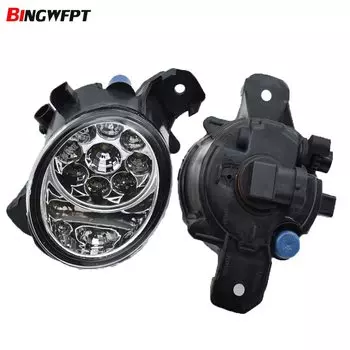 2 шт. H11 12 В светодиодные/галогенные противотуманные фары drl Refit для NISSAN QASHQAI/QASHQAI +2 (J10, JJ10) 2007-2012