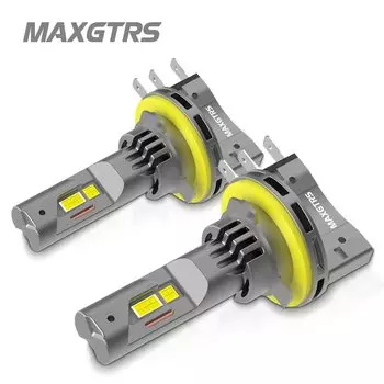 2 шт. H15 светодиодные лампы для фар CANBUS 6500K белые 30000LM Автомобильные светодиодные лампы дальнего света DRL с охлаждающим вентилятором без ошибок