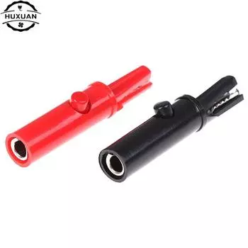 2 шт., изоляционные щипковые зажимы HUXUAN для мультиметра