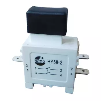 2 шт. KEDU HY58-2 16/19A 250/127 В 4 контакта электроинструмент кнопочный триггерный переключатель с тормозом