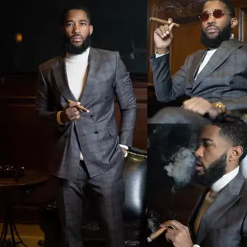 2 шт. клетчатые Свадебные смокинги для мужчин, блейзер и брюки для жениха, мужской красивый костюм для мужчин s