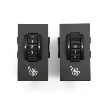 2 шт., кнопки управления обогревом для автомобильного сиденья Peugeot 3008 508 207 308 407 607 RCZ для Citroen C5, автомобильные аксессуары