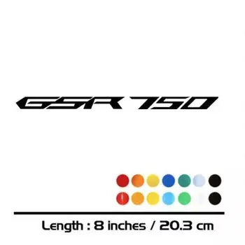 2 шт., колеса для мотоцикла, велосипеда, топливного бака, обтекатель, блокнот, багаж, шлем, мотоциклетные наклейки, наклейки для SUZUKI GSR750 GSR 750